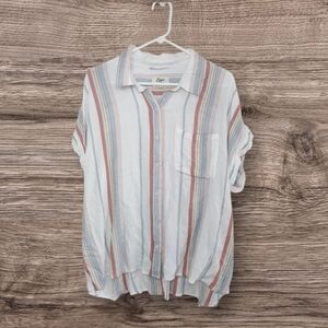 Women's Cosmic Blue Love Top Sz XXL